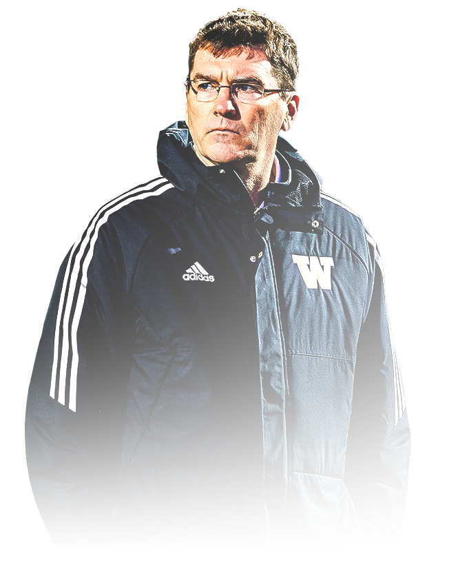 Washington Men's Soccer Head Coach Jamie Clark
